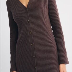Abercrombie Duster Maxi Sweater Dress